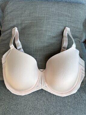 Paramour by Felina Bra 36DDD Light Nude Side Smoothing T-Shirt Bra